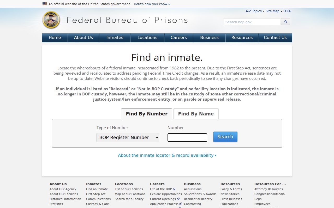 Benton County arrest history federal custody locator